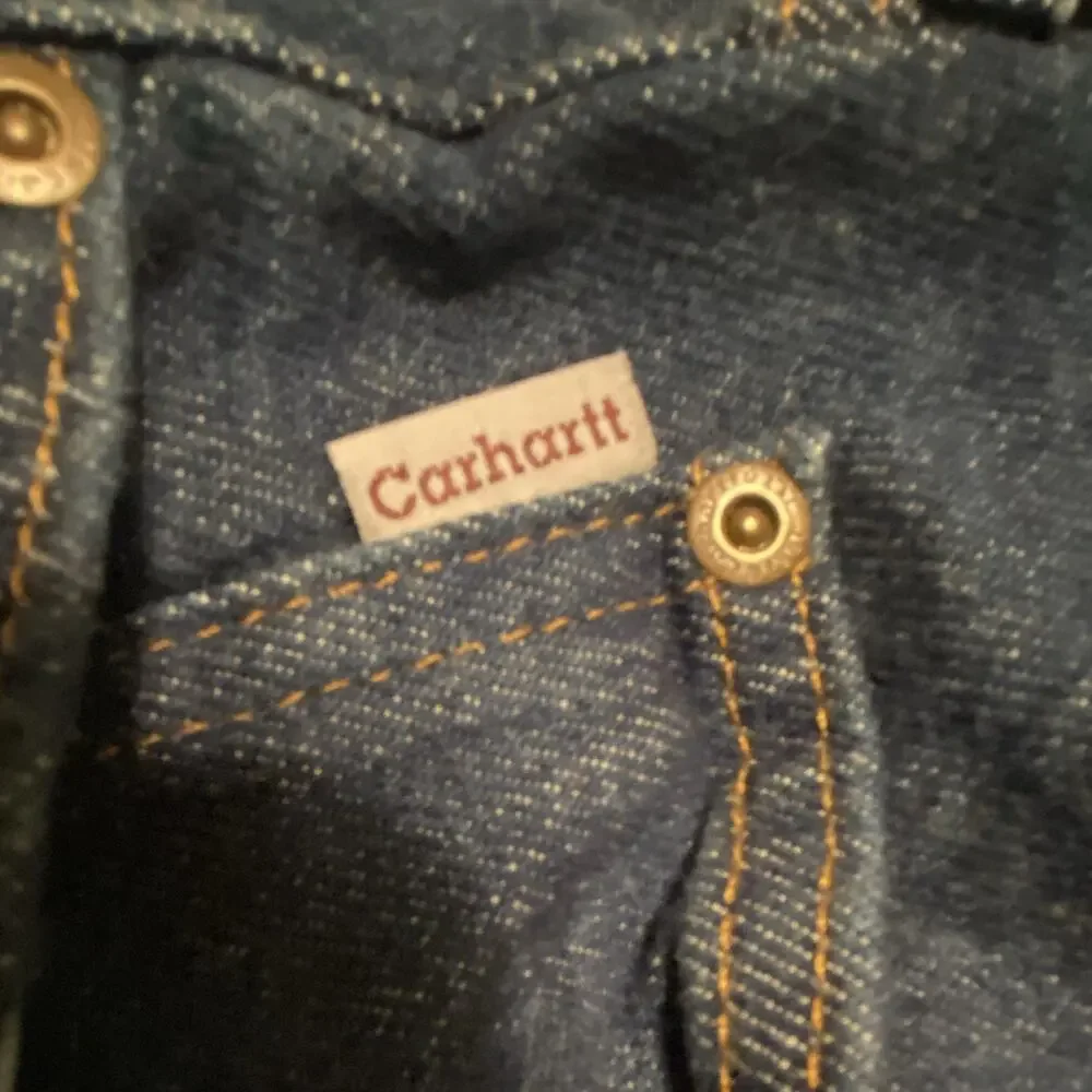 NWT Carhartt Relaxed Fit Straight Leg Jeans Men’s 34x32 Dark Wash